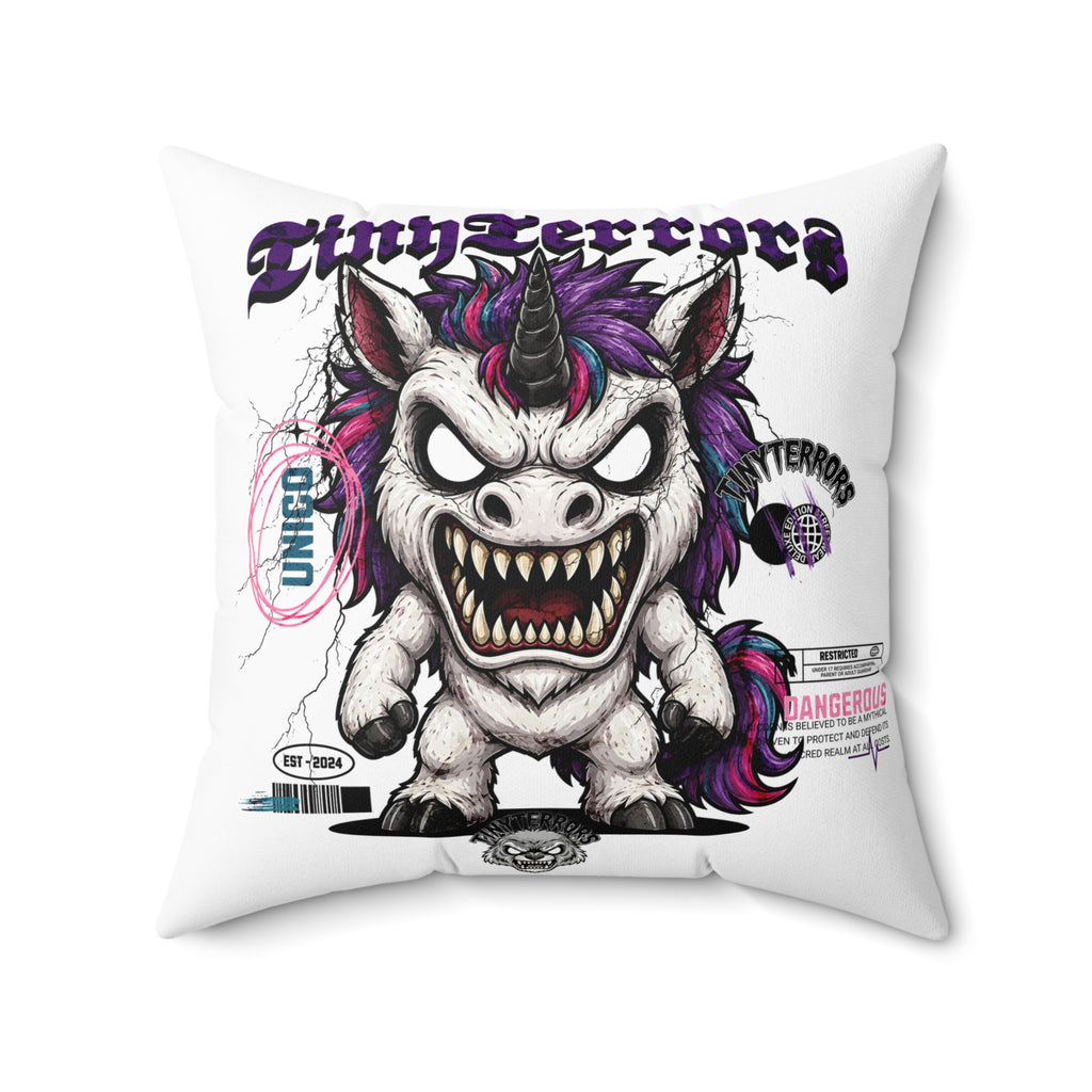 Tiny Terrors UNICO pillow | Horror Creature Decorative Pillow