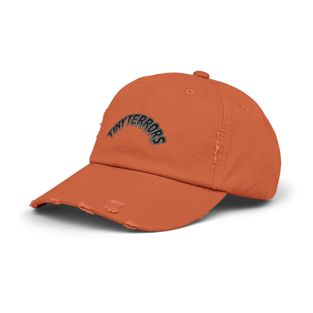 Tiny Terrors cap | distressed black baseball hat