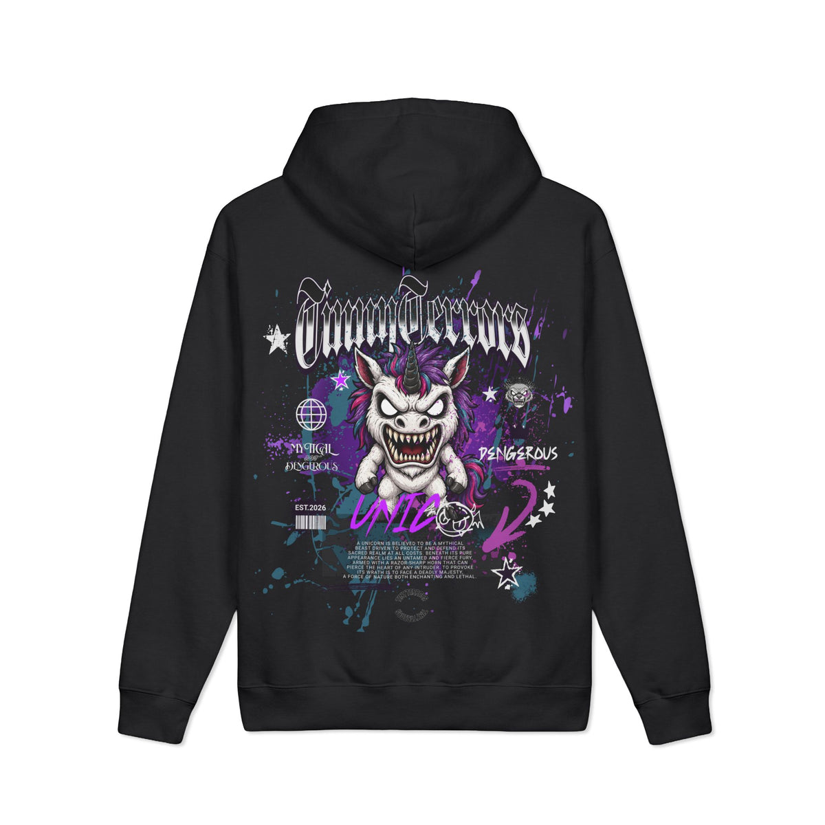 Scary UNICO Hoodie | TINYterrors Graphic Hooded Sweatshirt