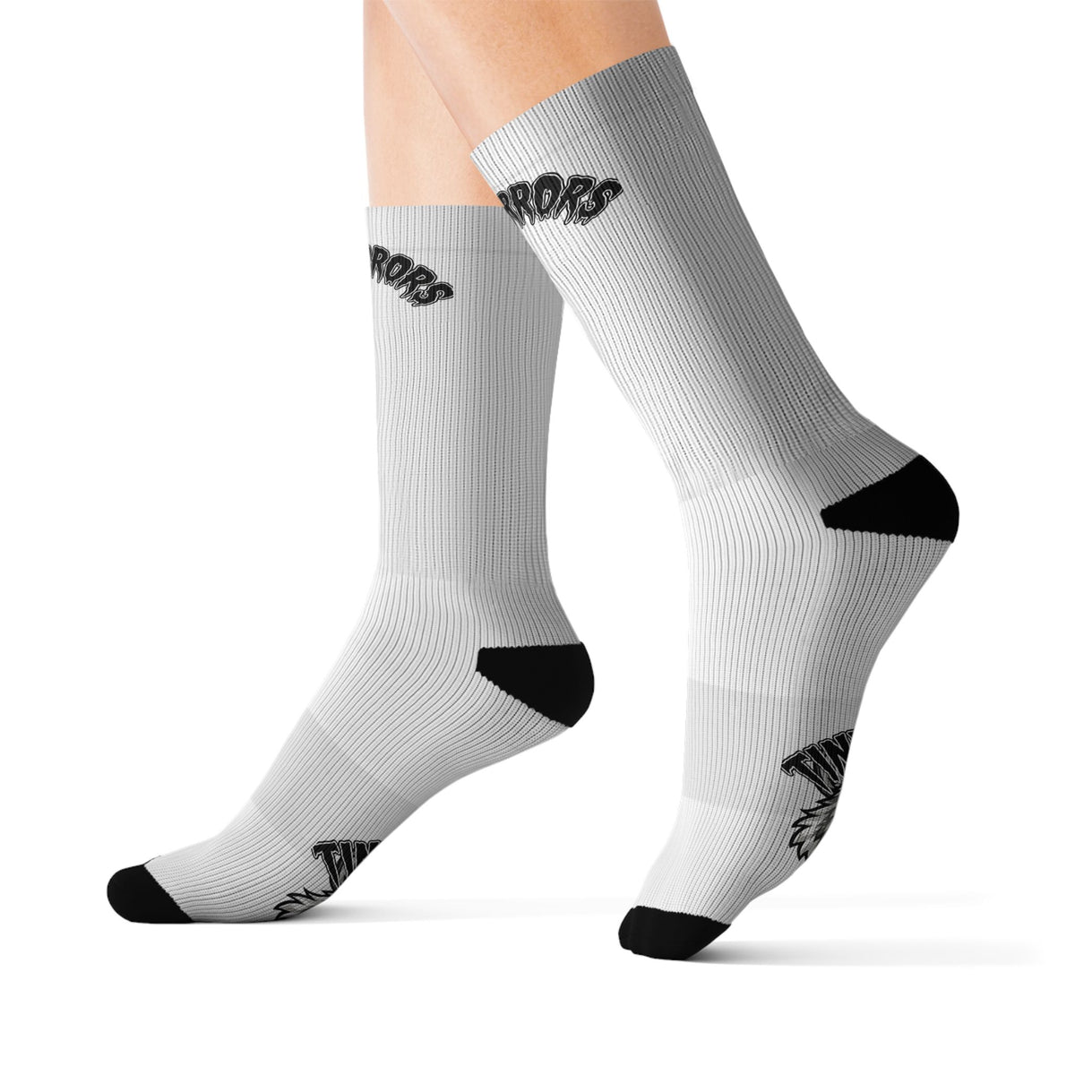 Skitterop Skull Logo Sublimation Socks | Crew Athletic Socks