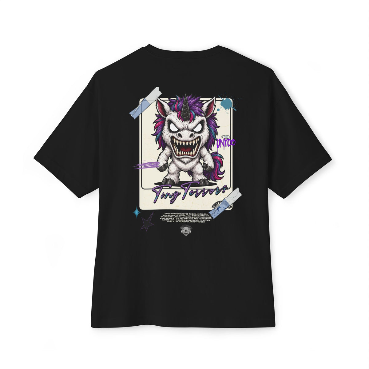 Tiny Terrors Monster UNICO Sticker T | Chibi Unico Illustration, On Tee