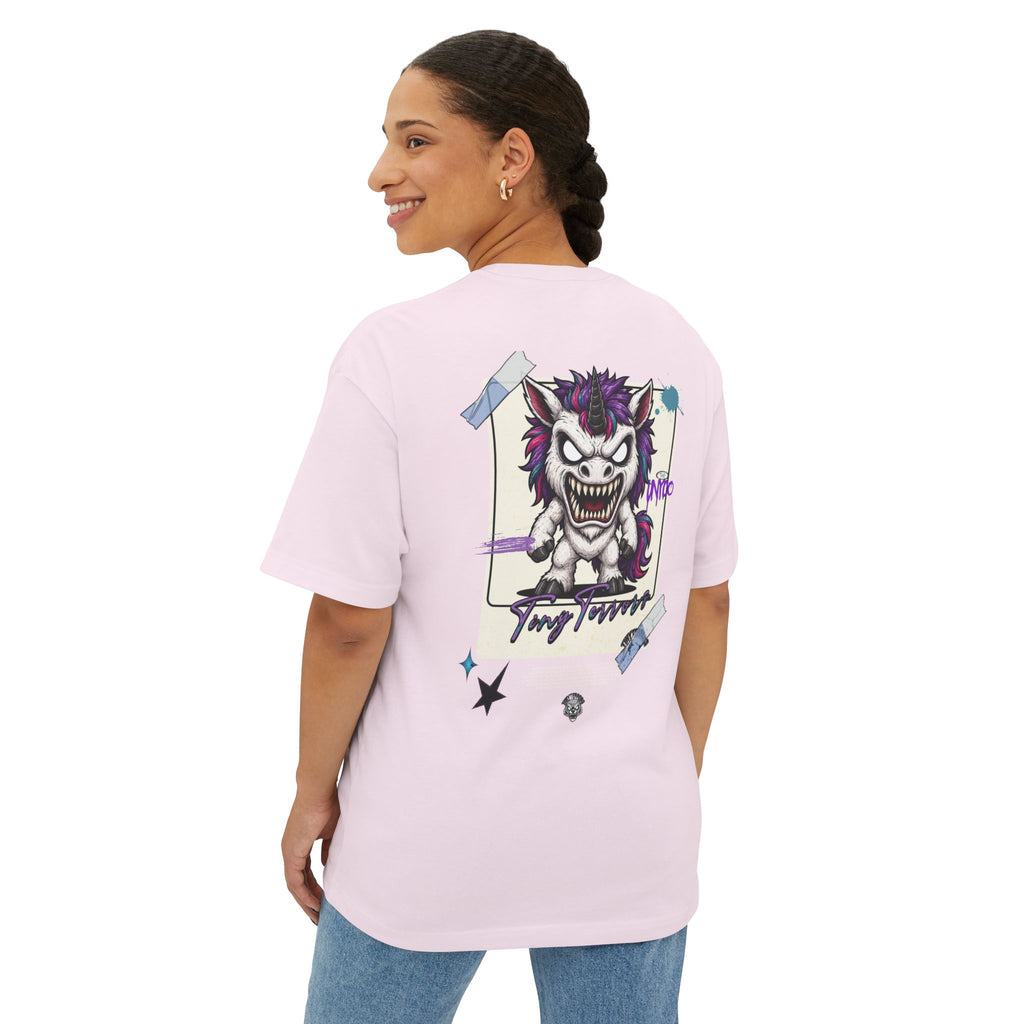 Tiny Terrors Monster UNICO Sticker T | Chibi Unico Illustration, On Tee
