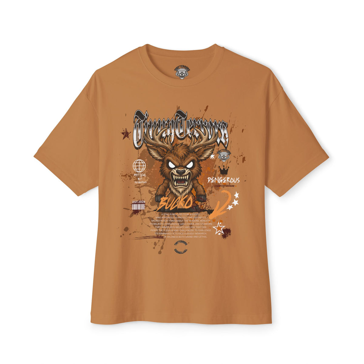 Tiny Terrors Monster BUCKO| Chibi BUCKO Illustration, On Tee