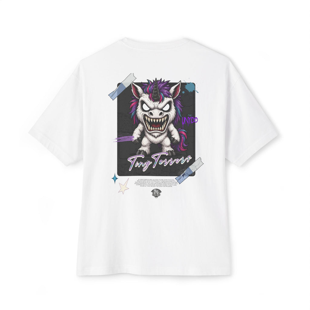 Tiny Terrors Monster Unico Aufkleber T| Chibi Unico Illustration, auf T-Shirt