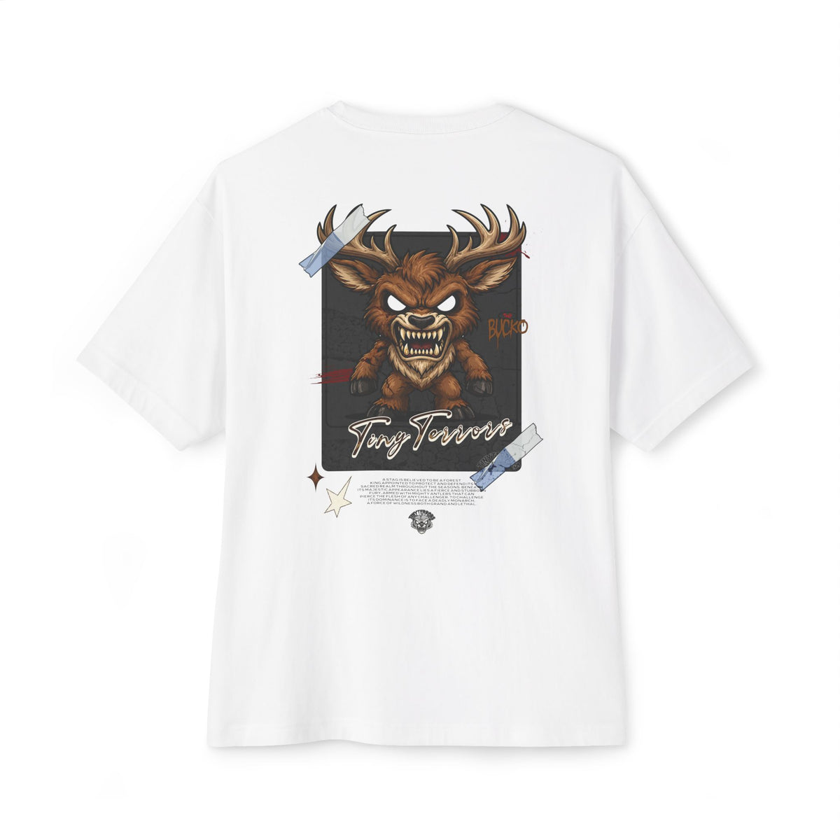 Tiny Terrors Monster BUCKO| Chibi BUCKO Illustration, On Tee