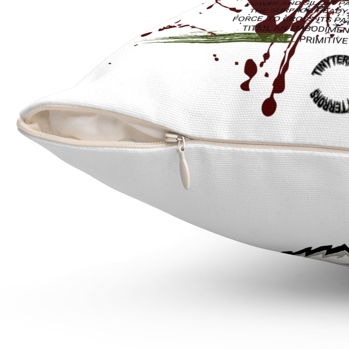 Tiny Terrors KROKO pillow | Horror Creature Decorative Pillow