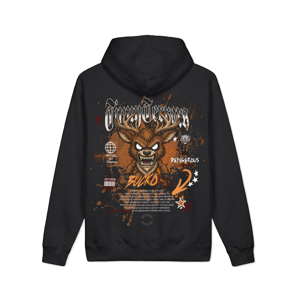 Scary BUCKO Hoodie | TINYterrors Graphic Hooded Sweatshirt