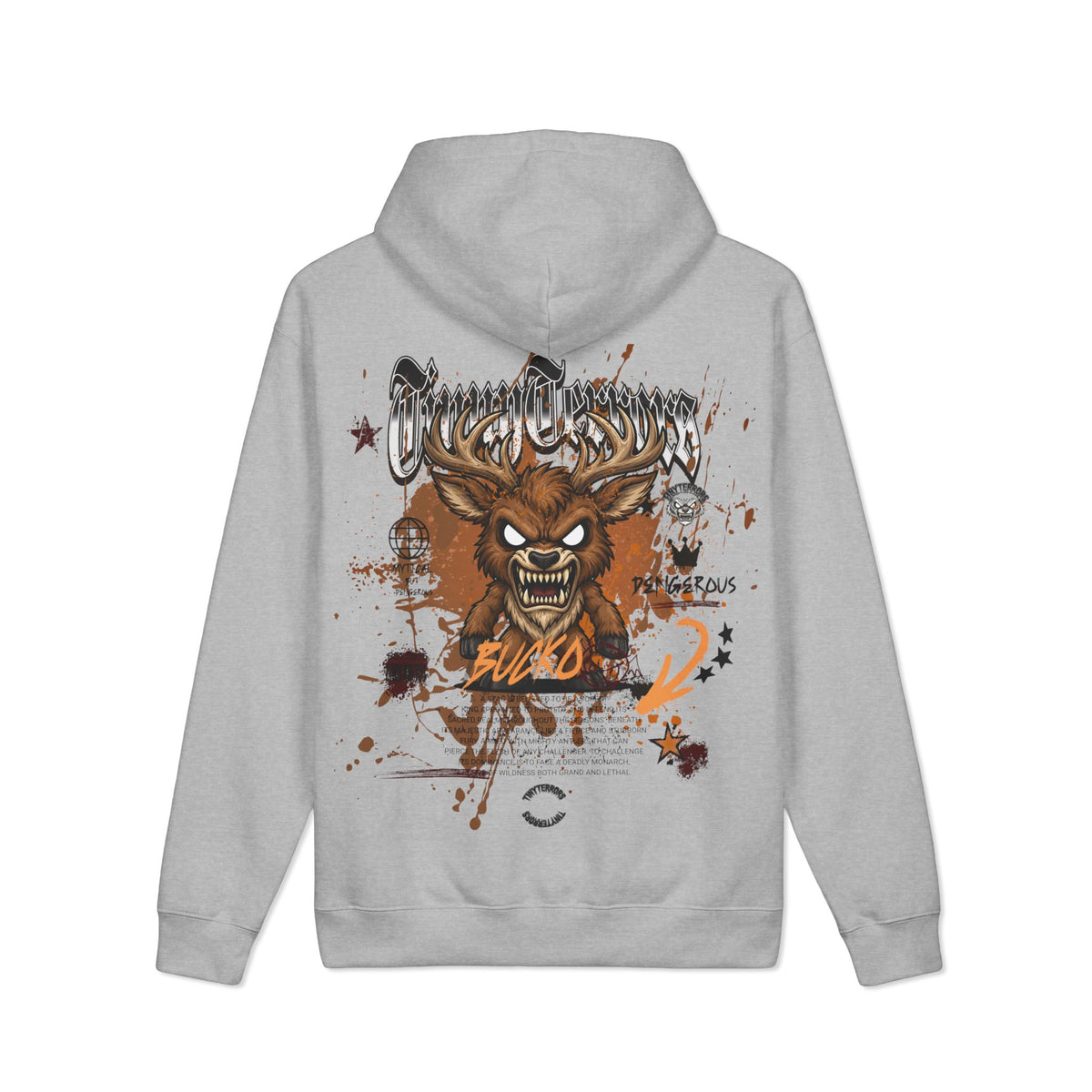 Scary BUCKO Hoodie | TINYterrors Graphic Hooded Sweatshirt