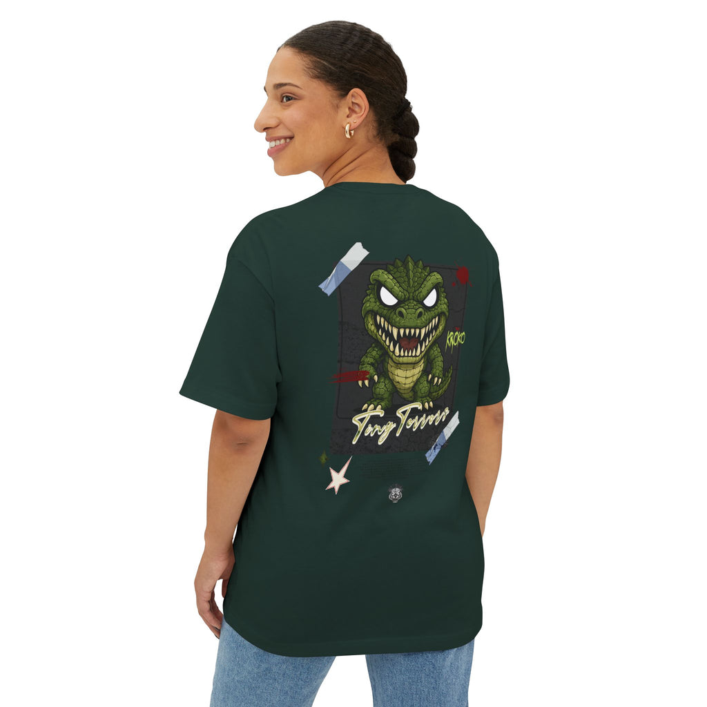 Tiny Terrors Monster KROKO Aufkleber T | Chibi KROKO Illustration, Auf T-Shirt