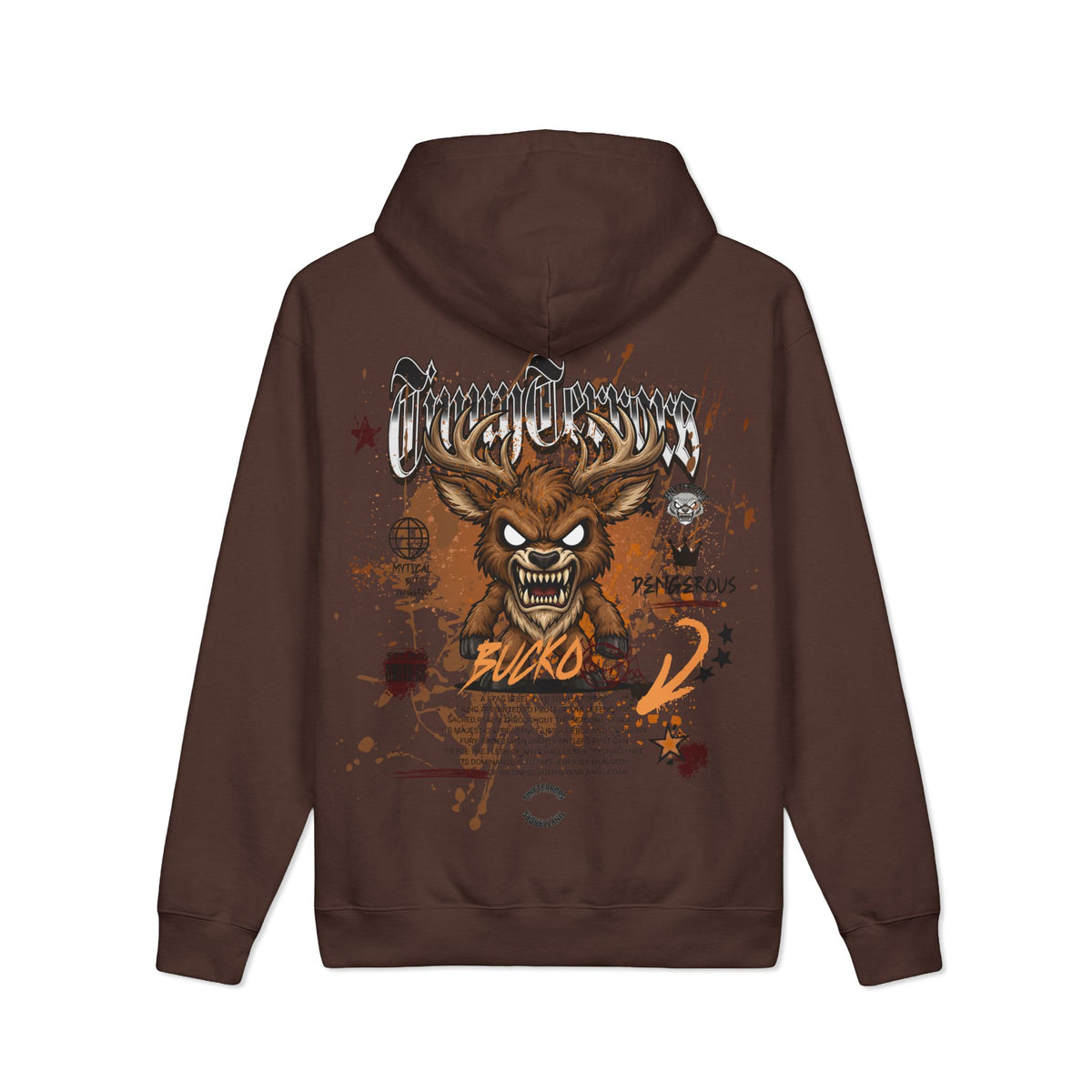 Scary BUCKO Hoodie | TINYterrors Graphic Hooded Sweatshirt